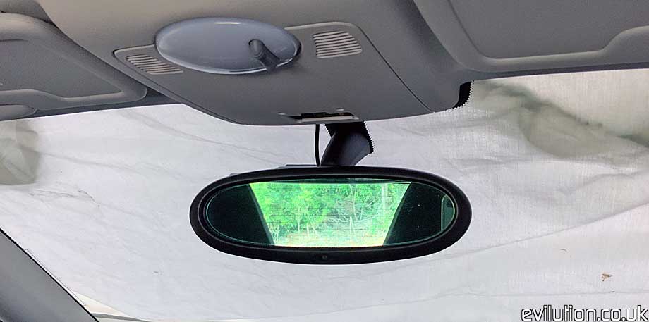 smart car rear view mirror